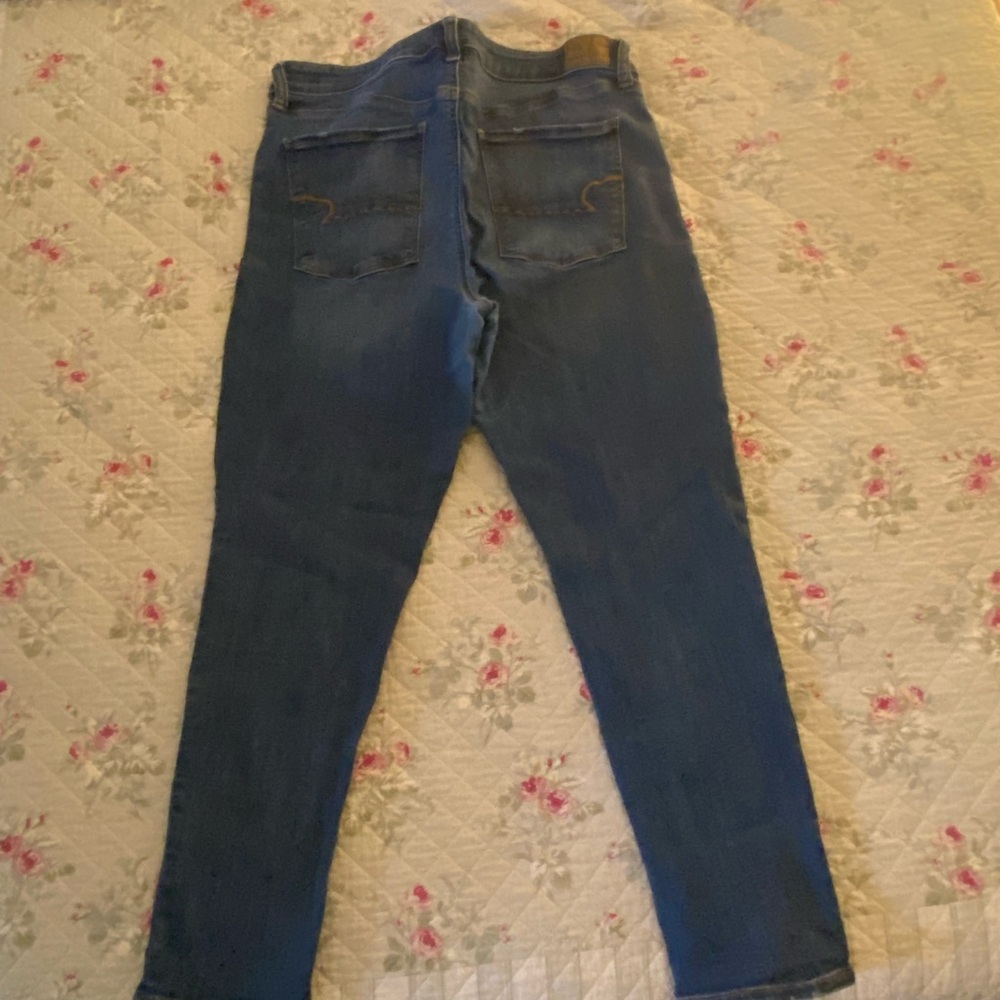 American Eagle Outfitters Dark Blue Skinny Jeans